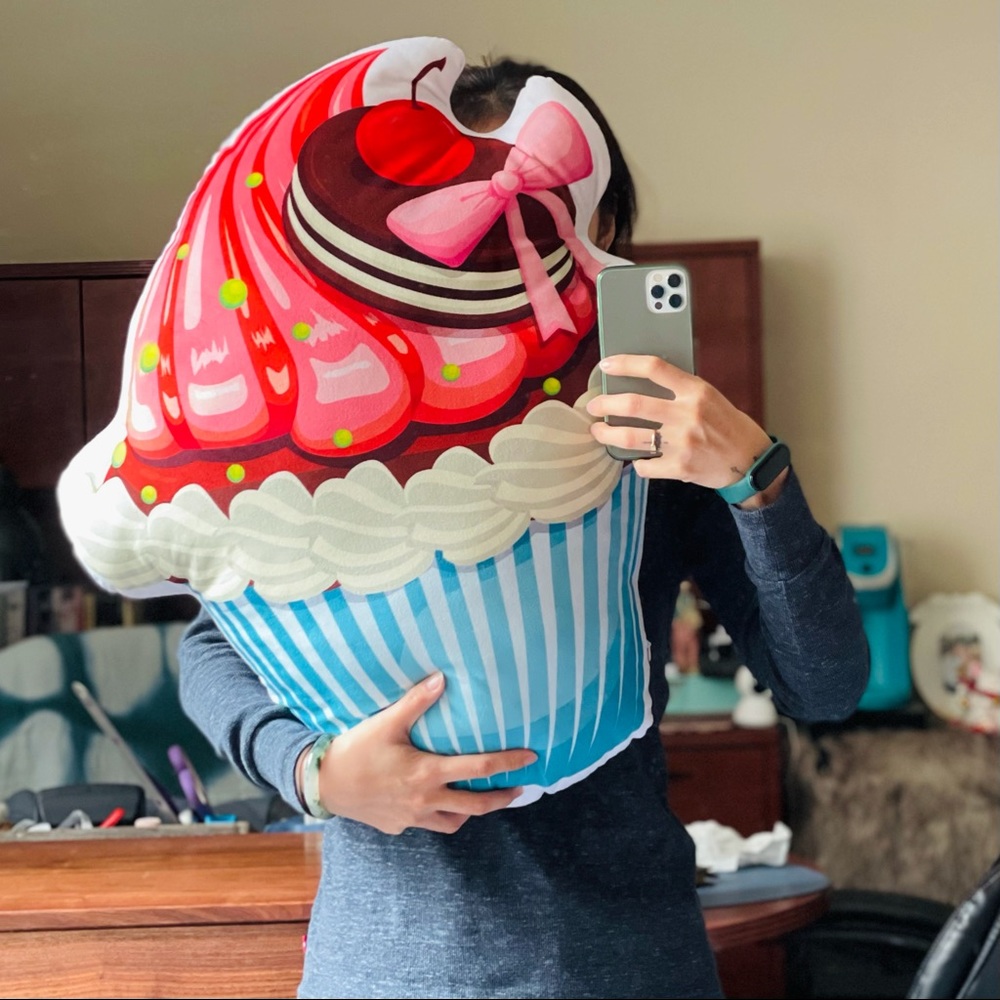 cup cake ice cream big plush toys Pillow
